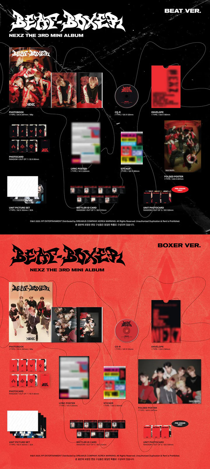 (PRE-ORDER) NEXZ - BEAT-BOXER. (Standard Ver.)