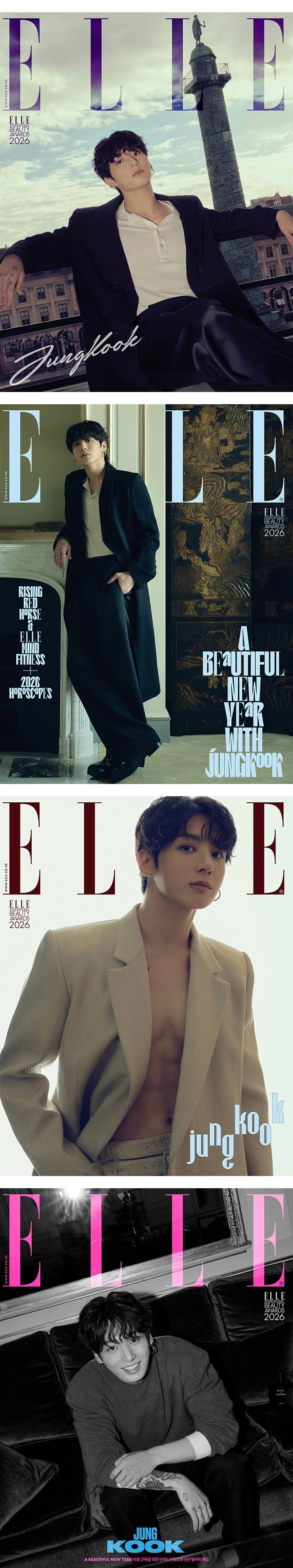(PRE-ORDER) JUNGKOOK - ELLE MAGAZINE. (2026 COVER.)