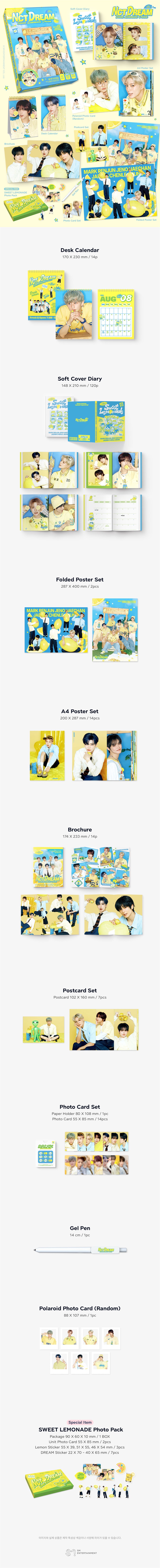 (PRE-ORDER) NCT DREAM - SWEET LEMONADE DREAM - 2026 SEASON'S GREETINGS.