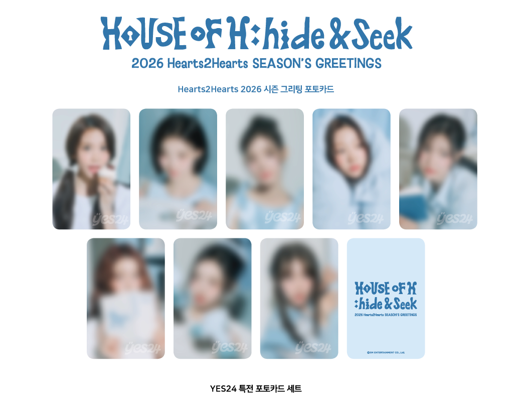 (PRE-ORDER) HEARTS2HEARTS - HIDE & SEEK - 2026 SEASON'S GREETINGS.
