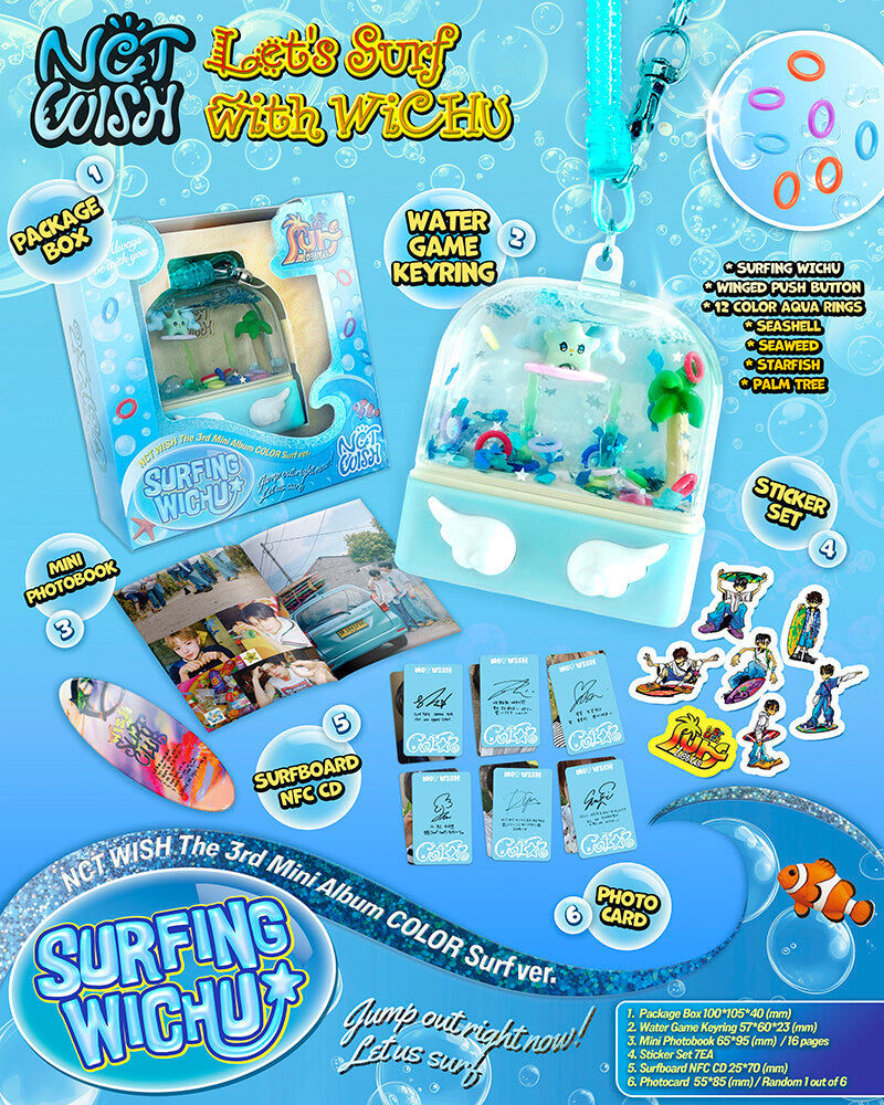 NCT WISH - 3rd Mini Album COLOR (SURF SMART Ver.)