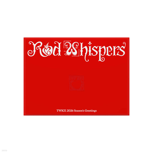 (PRE-ORDER) TWICE - RED WHISPERS - 2026 SEASON'S GREETINGS.