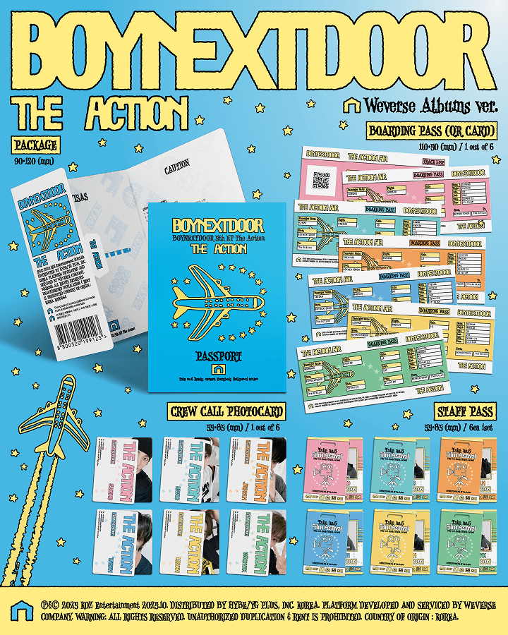 BOYNEXTDOOR - The Action. (WEVERSE VER.)