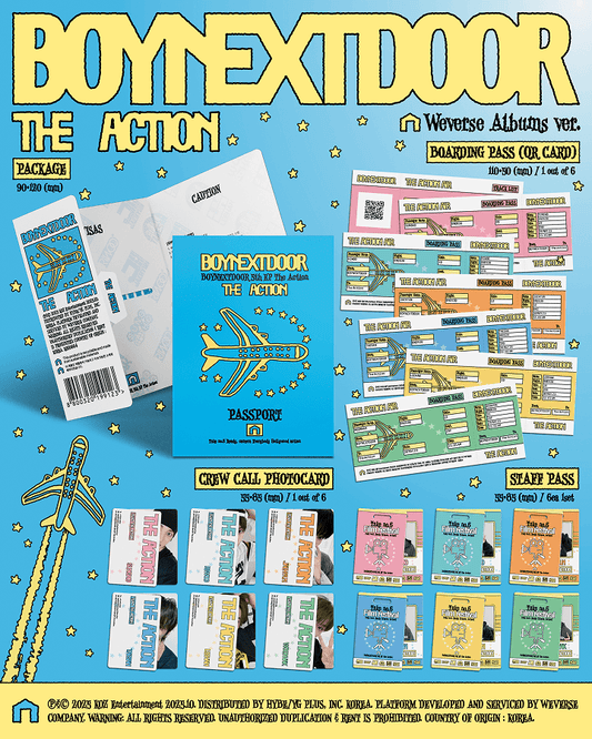 BOYNEXTDOOR - The Action. (WEVERSE VER.)