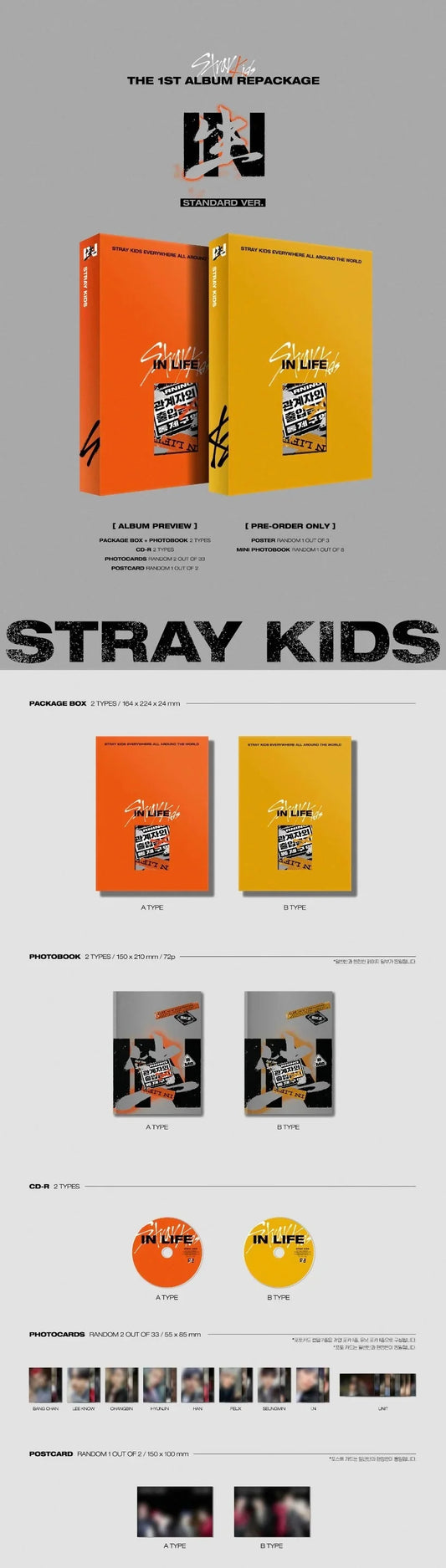 Stray Kids - In Life. (Random Ver.)