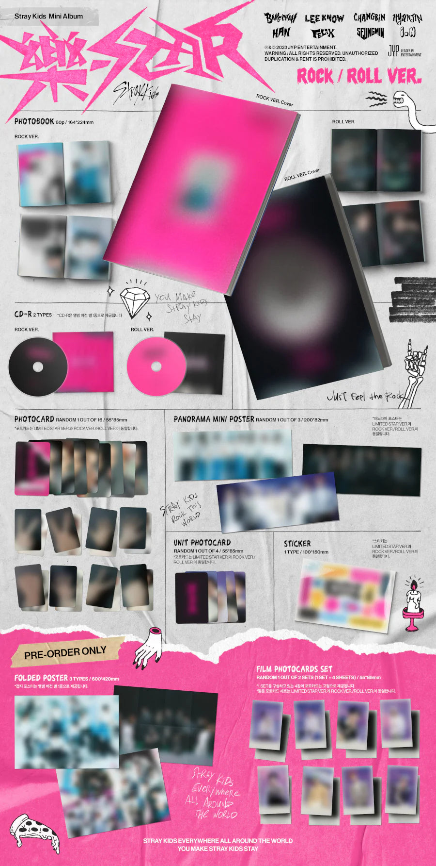 Stray Kids - Rockstar - Standard. (RANDOM.)