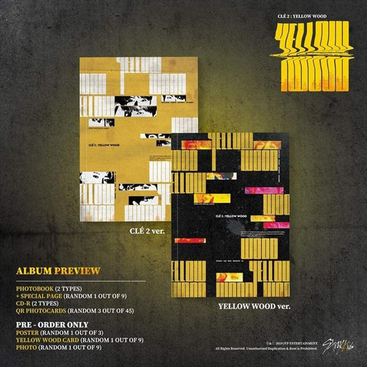 Stray Kids - CLE: Yellow Wood. (RANDOM VER.)