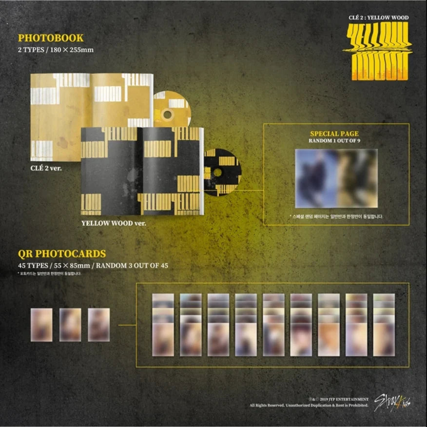 Stray Kids - CLE: Yellow Wood. (RANDOM VER.)