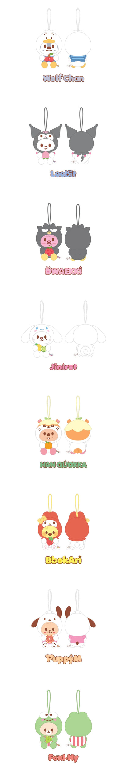 [PRE-ORDER] STRAY KIDS - SKZOO X SANRIO CHARACTERS - (SCENT PLUSH.)