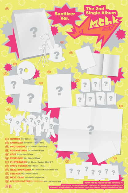 [PRE-ORDER] NEXZ - Mmchk (2ND SINGLE ALBUM) - SANITIZER VER.