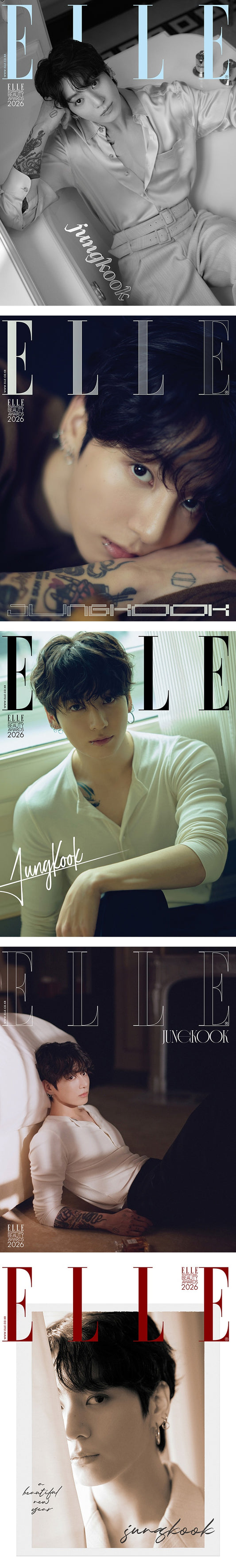 (PRE-ORDER) JUNGKOOK - ELLE MAGAZINE. (2026 COVER.)