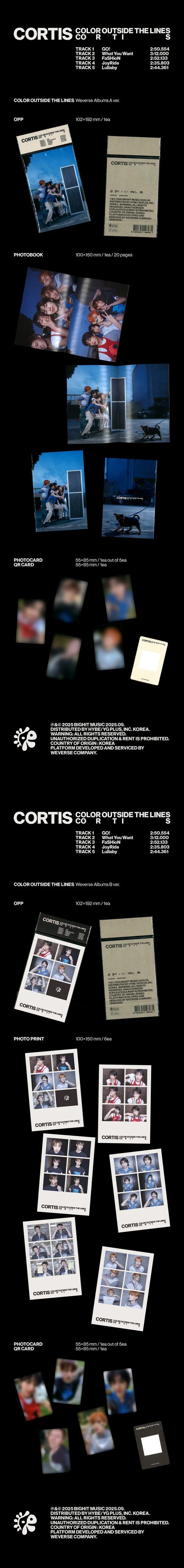 CORTIS - COLOR OUTSIDE THE LINES. (Weverse Ver.)