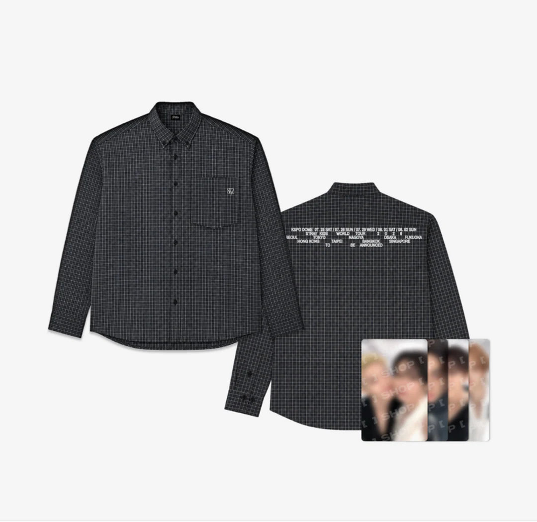 [PRE-ORDER.] STRAY KIDS - RUN IT MD (CHECK SHIRT)