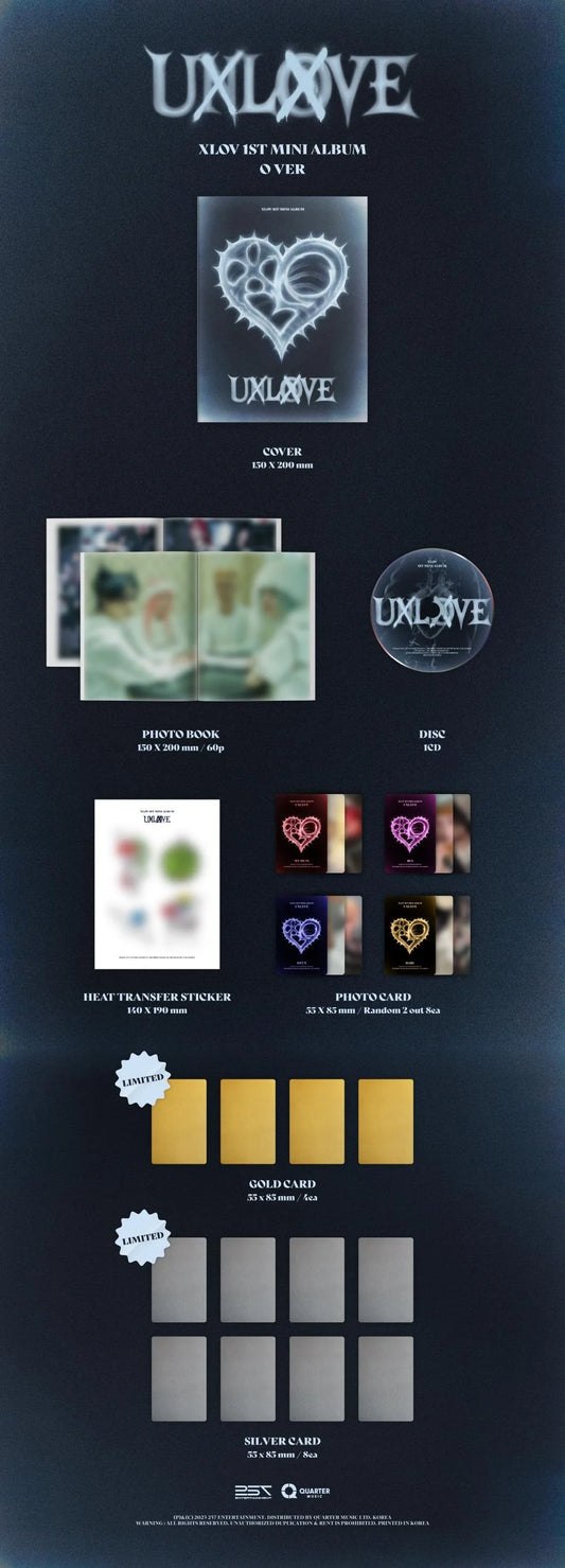 (PRE-ORDER) XLOV - [UXLXVE] 1st Mini Album.