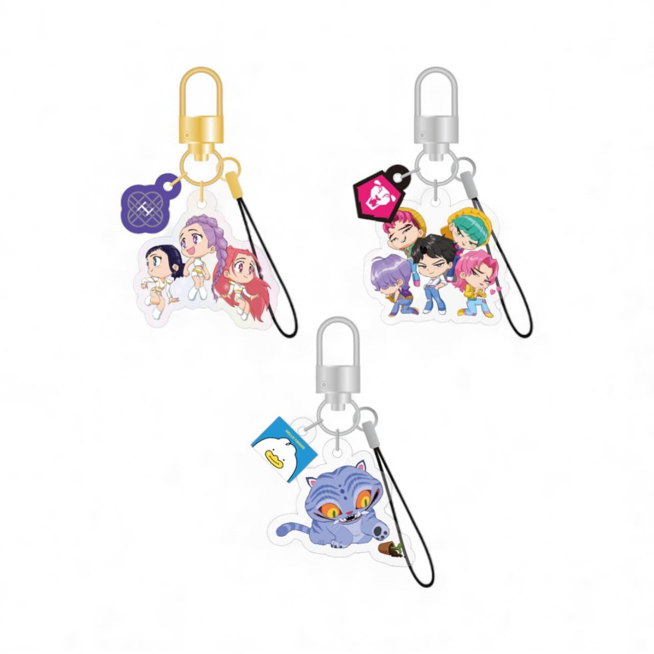 (PRE-ORDER) K-Pop Demon Hunters Lightstick Keyring Charm.