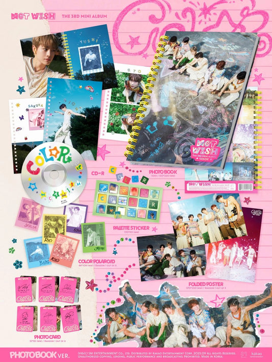 NCT WISH - 3rd Mini Album COLOR (Photobook Ver.)