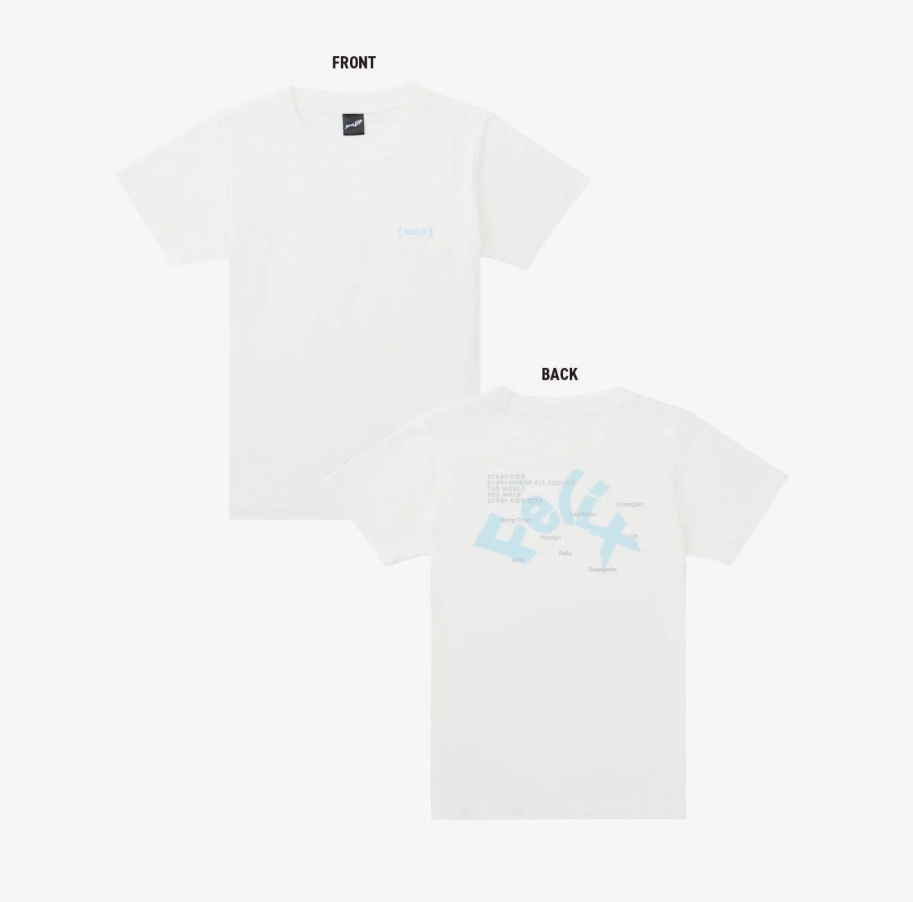 [PRE-ORDER.] STRAY KIDS - RUN IT JAPAN TOUR MD (T-SHIRT.)