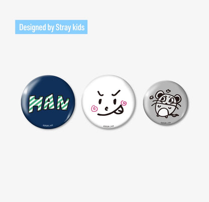 [PRE-ORDER.] STRAY KIDS - RUN IT JAPAN TOUR MD (DESIGNED BY STRAY KIDS BADGE SETS.)
