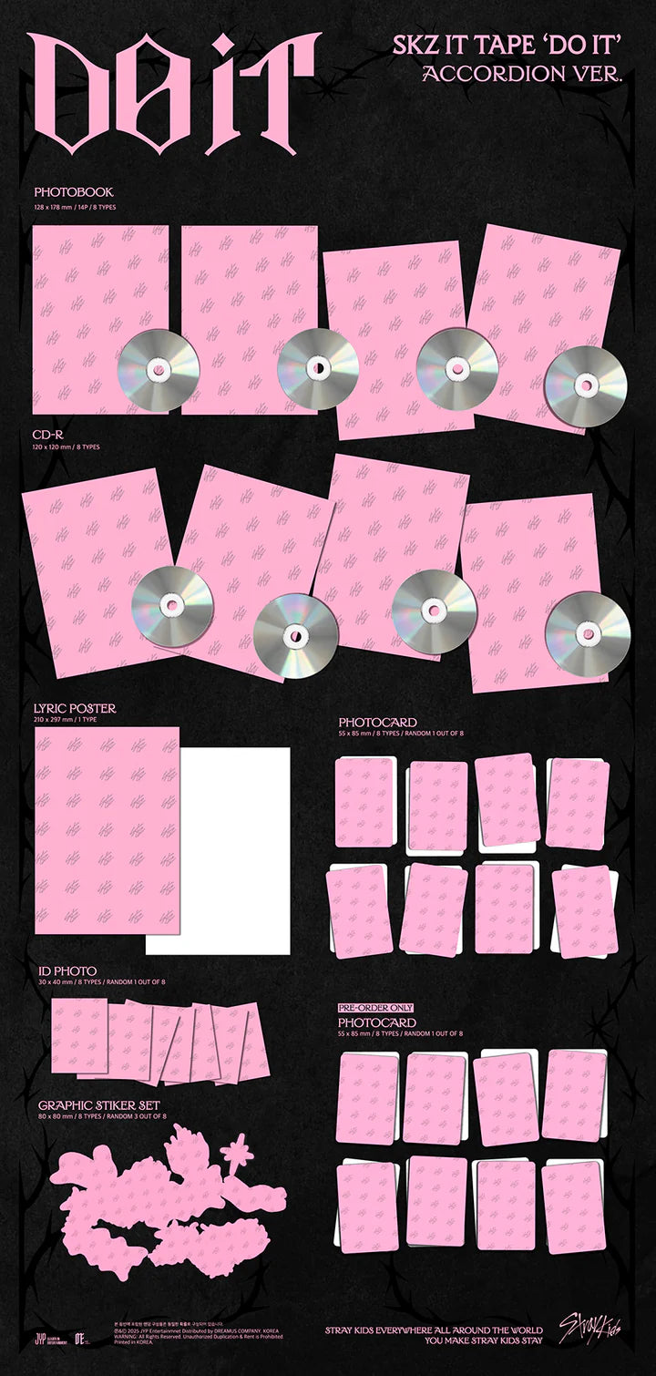 (PRE-ORDER) Stray Kids: DO IT (ACCORDION VER) [MEMBER CHOICE.]
