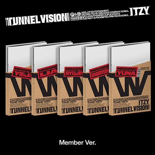 (PRE-ORDER) ITZY - Tunnel Vision [MEMBER VER.]