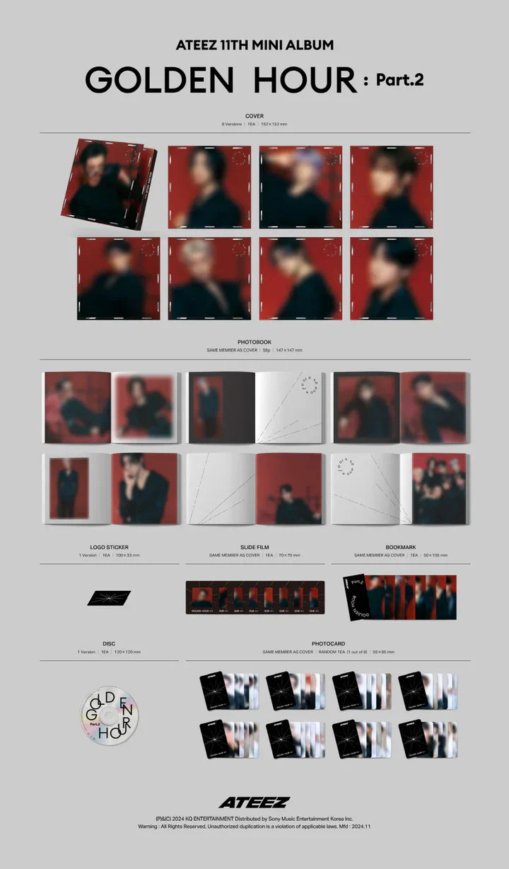 Ateez - Golden Hour Part. 2 Digipack [Member Choice.]