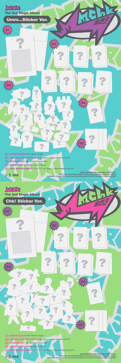 [PRE-ORDER] NEXZ - Mmchk (2ND SINGLE ALBUM) - STICKER VER.