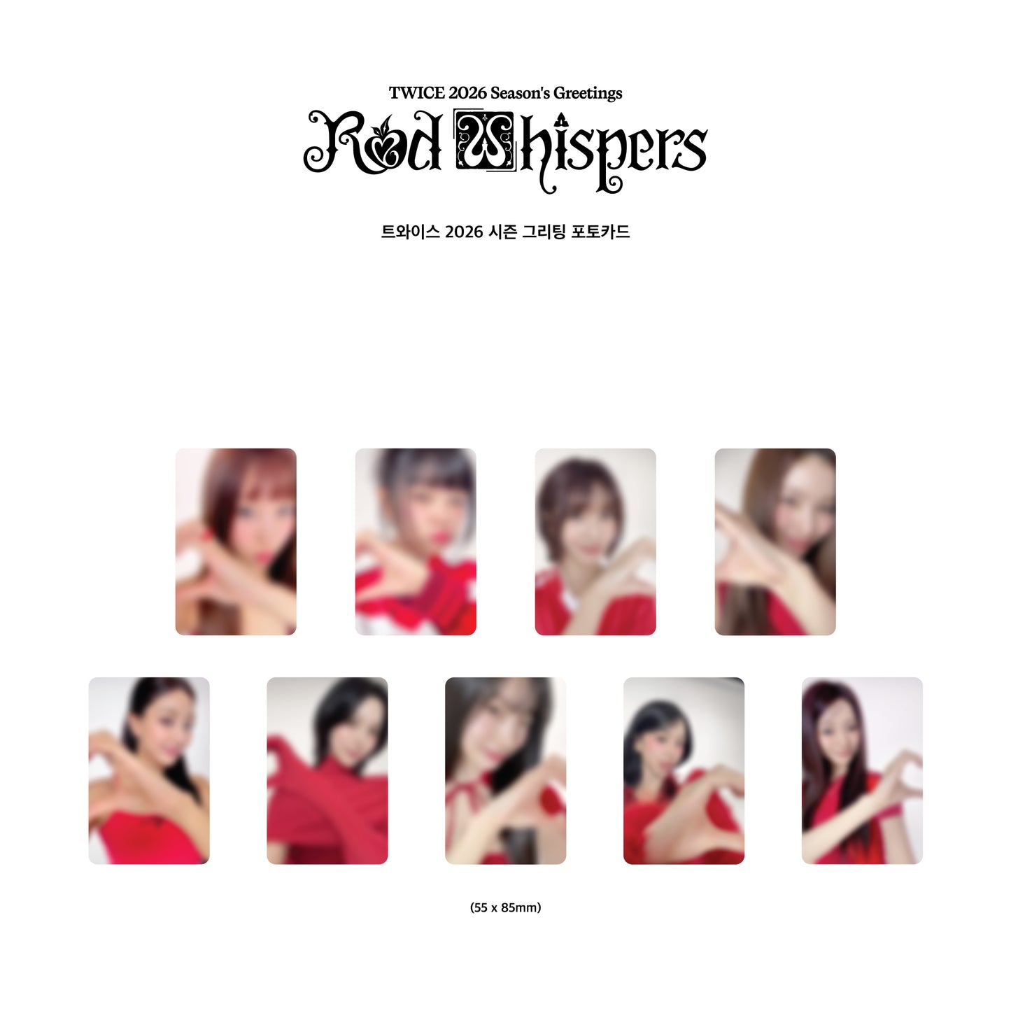 (PRE-ORDER) TWICE - RED WHISPERS - 2026 SEASON'S GREETINGS.