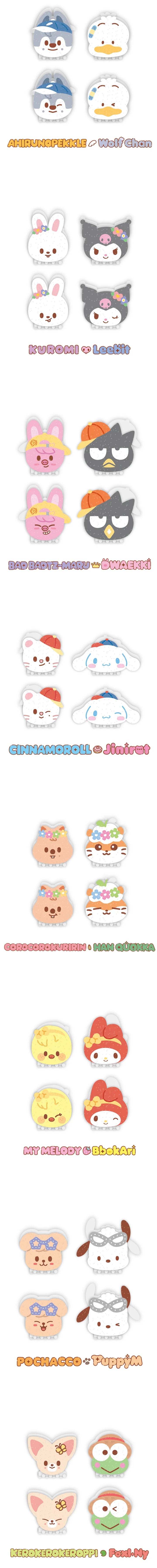 [PRE-ORDER] STRAY KIDS - SKZOO X SANRIO CHARACTERS - (HAIR PIN.)