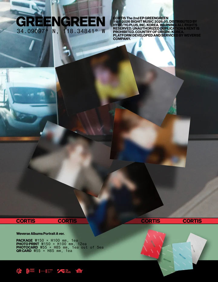 [PRE-ORDER] CORTIS - GREENGREEN [2nd EP Album] - WeVerse Ver.