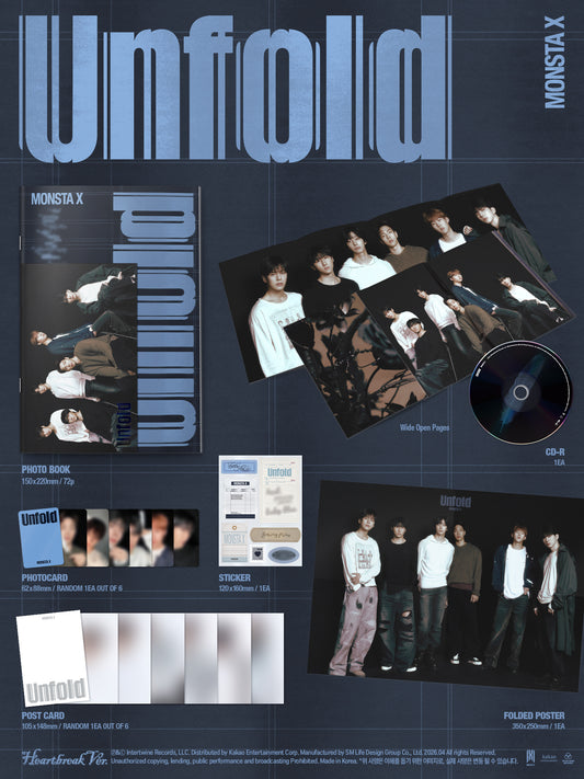MONSTA X - [3rd Full Album] - Unfold.