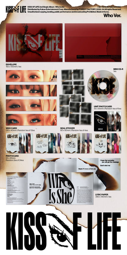 KISS OF LIFE - [2nd Single Album] Who Is She (Who Ver.)