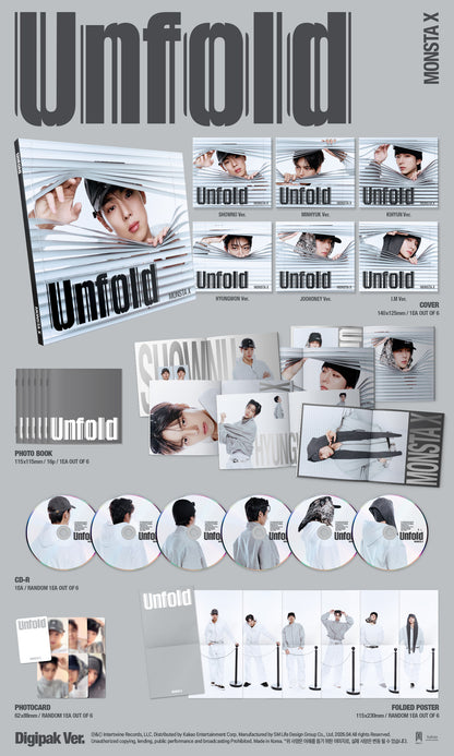 MONSTA X - [3rd Full Album] - Unfold. {DIGIPACK}