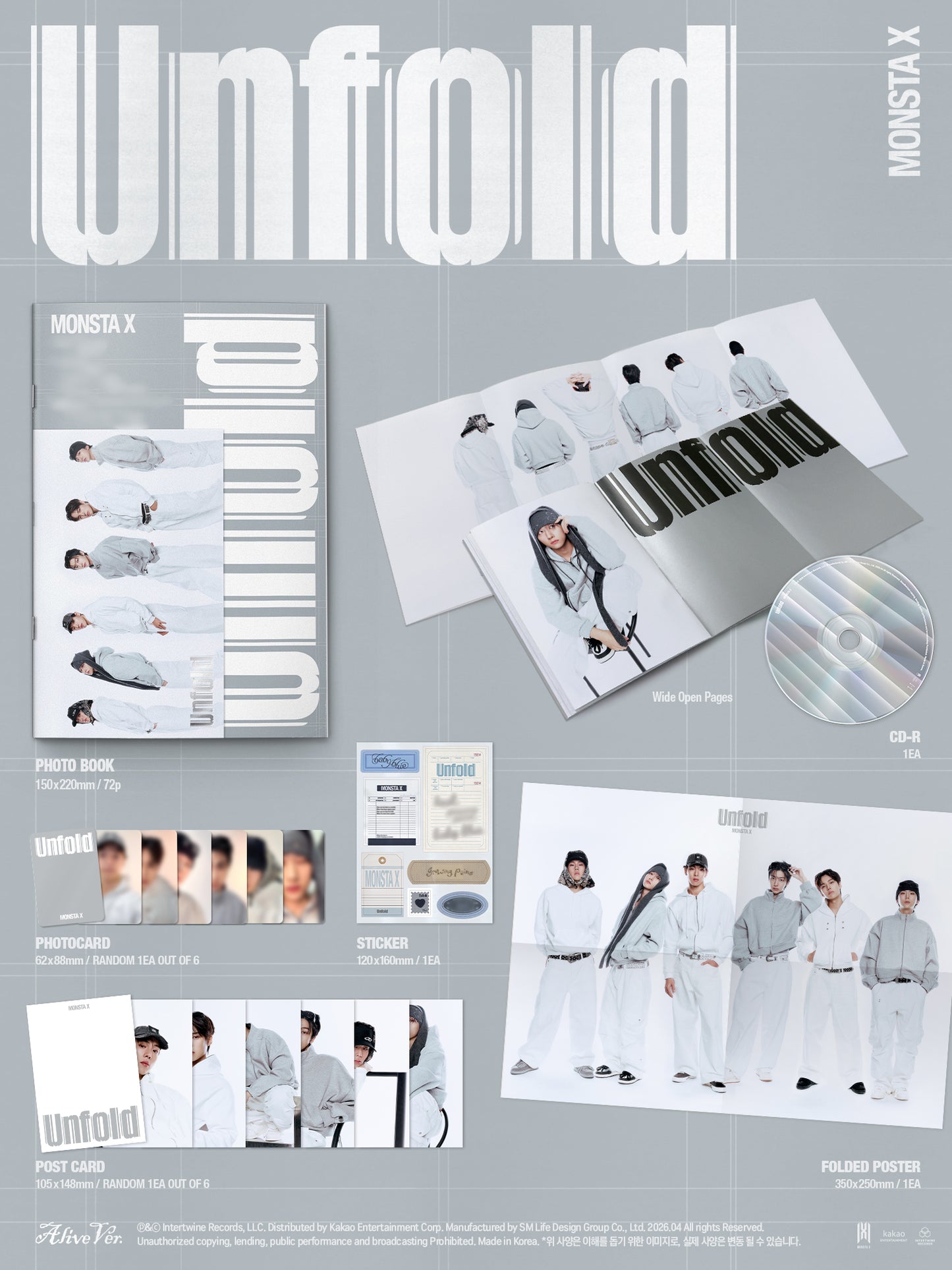 MONSTA X - [3rd Full Album] - Unfold.