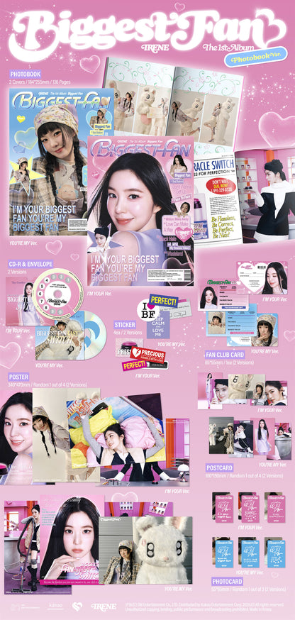 IRENE - [1st Album] Biggest Fan (Photobook Ver.)