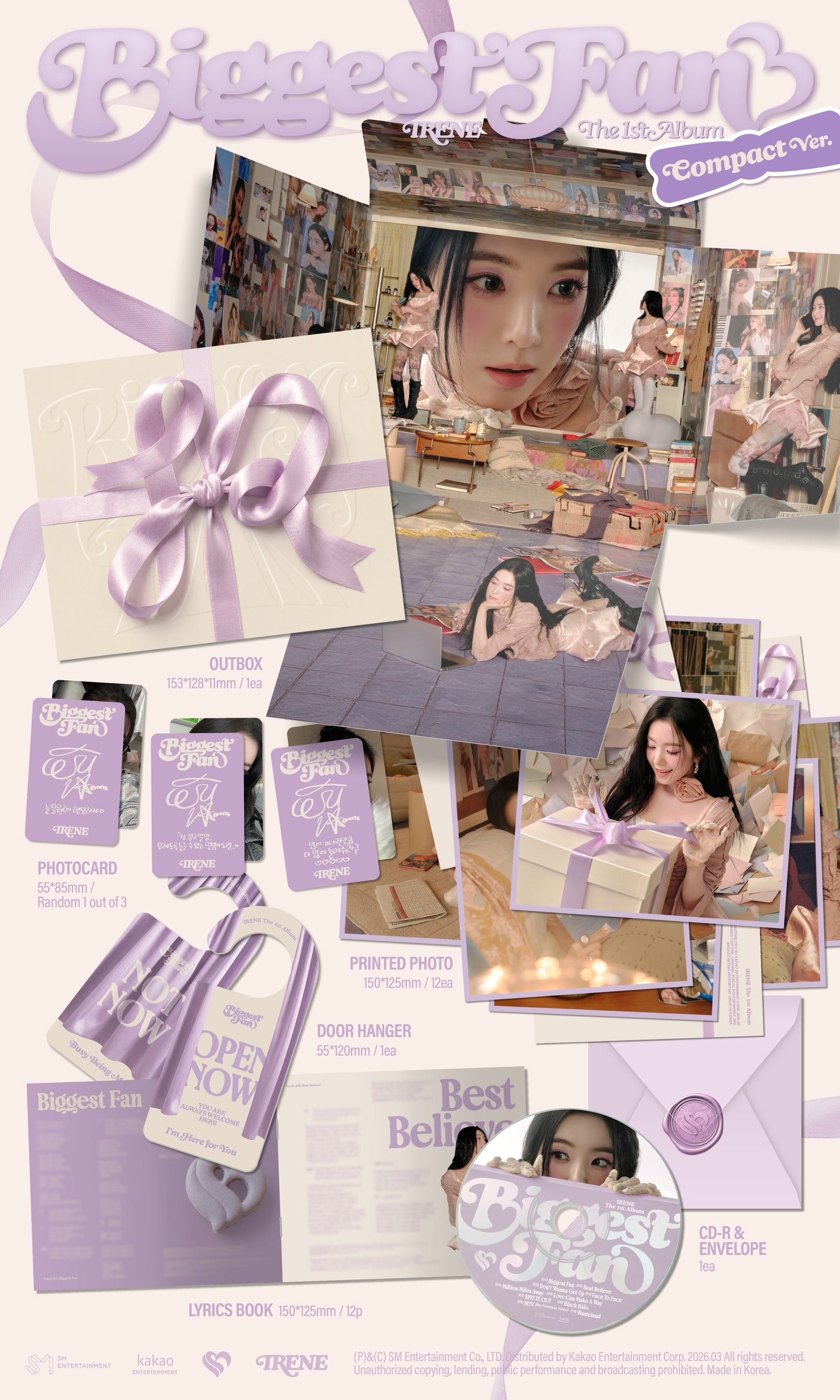 IRENE - [1st Album] Biggest Fan (Compact Ver.)