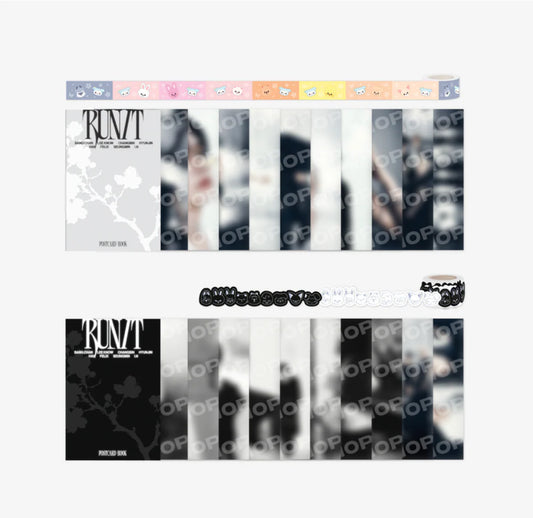[PRE-ORDER.] STRAY KIDS - RUN IT MD (POSTCARD BOOK & ROLL STICKER SET)