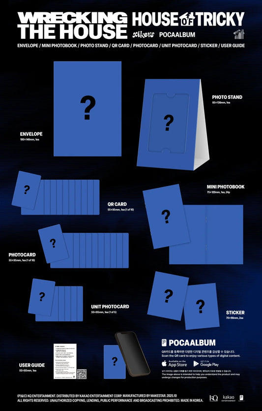 (PRE-ORDER) xikers [HOUSE OF TRICKY: WRECKING THE HOUSE] POCAALBUM.