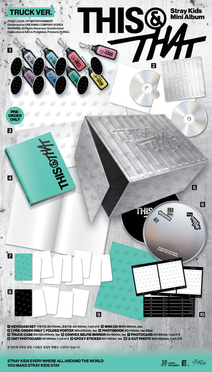 [PRE-ORDER] STRAY KIDS - THIS & THAT (TRUCK VER.) {RANDOM POB}