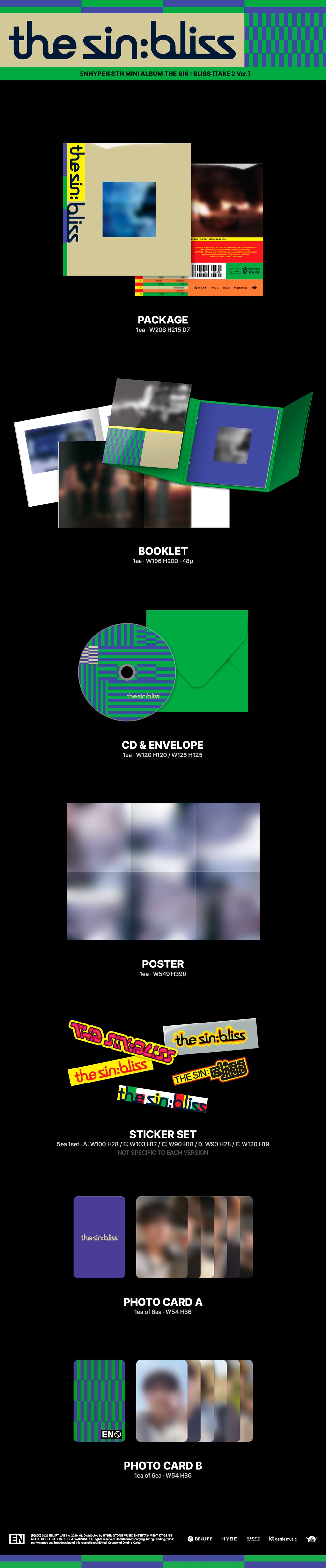 [PRE-ORDER] ENHYPEN - THE SIN: BLISS (STANDARD VER.)