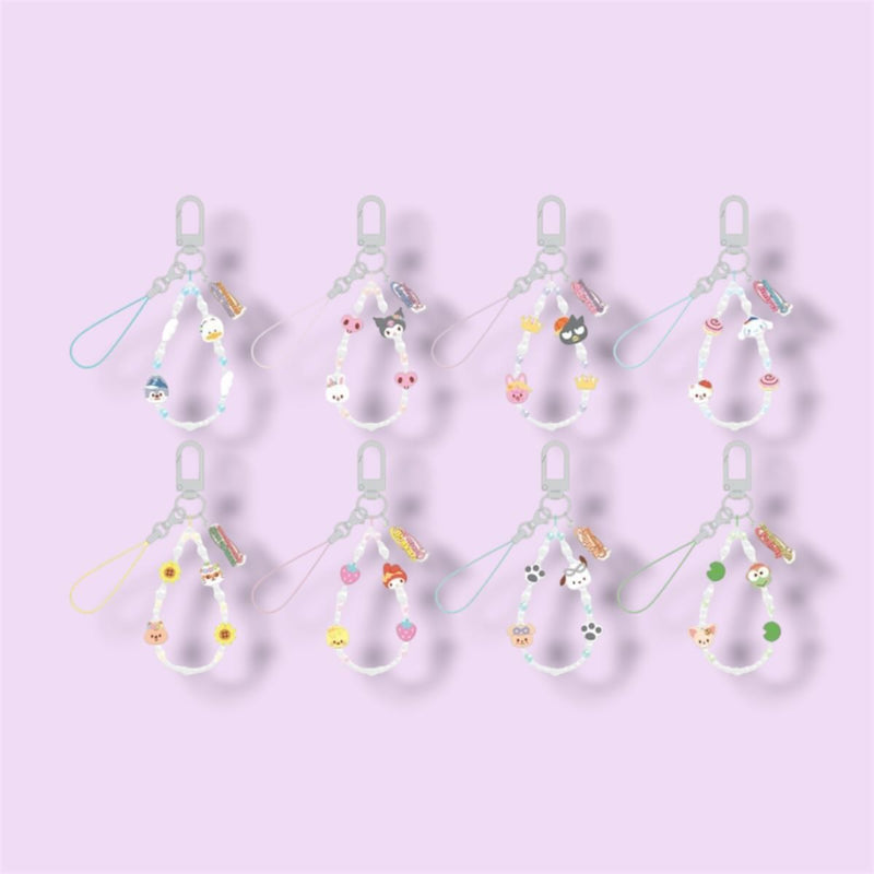 [PRE-ORDER] STRAY KIDS - SKZOO X SANRIO CHARACTERS - (PHONE BEADS STRAP.)