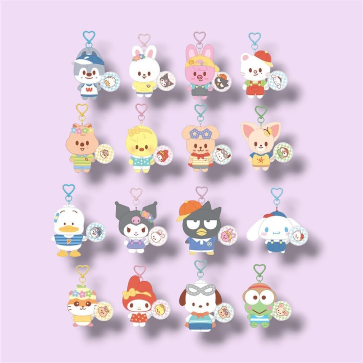 [PRE-ORDER] STRAY KIDS - SKZOO X SANRIO CHARACTERS - (10CM PLUSH WITH MINI PICKET.)