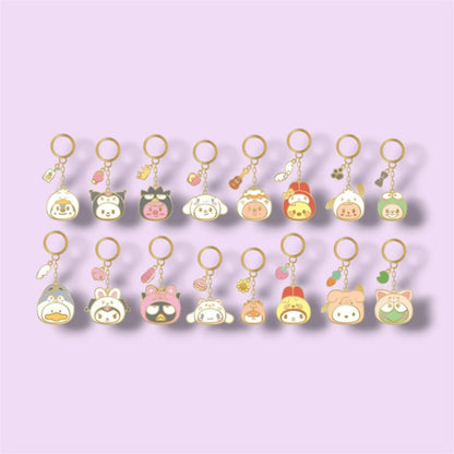 [PRE-ORDER] STRAY KIDS - SKZOO X SANRIO CHARACTERS - (METAL KEYRING.)