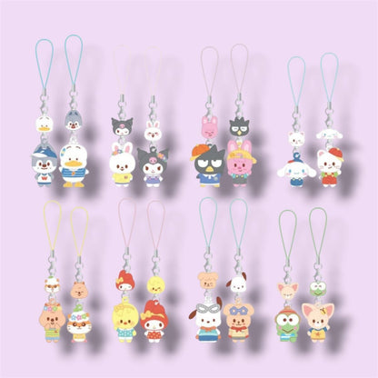 [PRE-ORDER] STRAY KIDS - SKZOO X SANRIO CHARACTERS - (MINI FIGURE COUPLE KEYRING.)