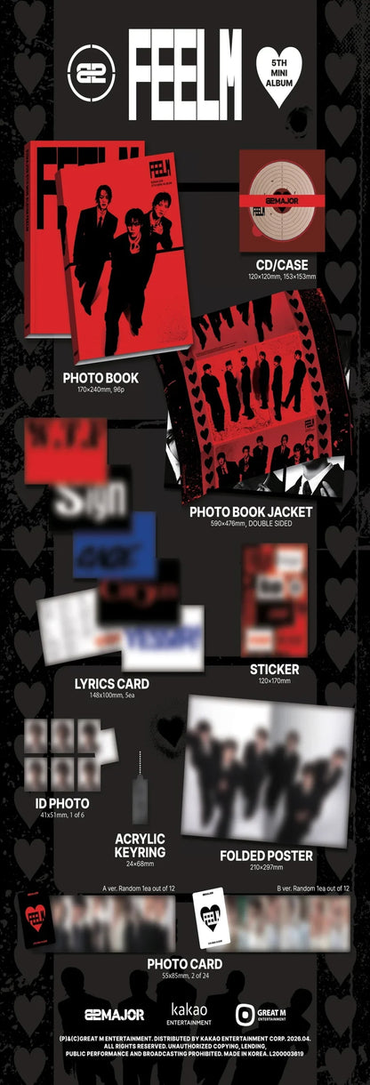 [PRE-ORDER] 82MAJOR - FEELM [5th Mini Album] - PHOTOBOOK Ver.