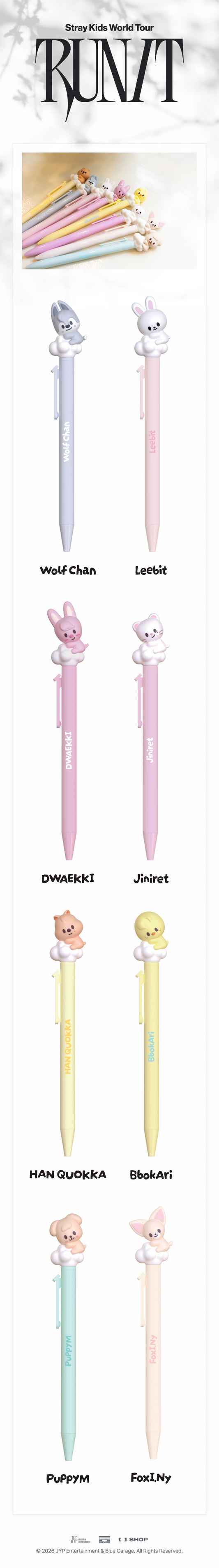 [PRE-ORDER.] STRAY KIDS - RUN IT MD (SKZOO FIGURE PEN)