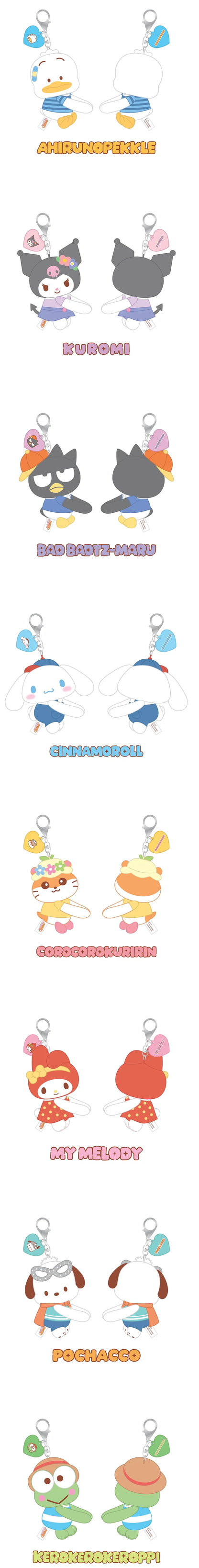 [PRE-ORDER] STRAY KIDS - SKZOO X SANRIO CHARACTERS - (HUG ME PLUSH KEYRING.)