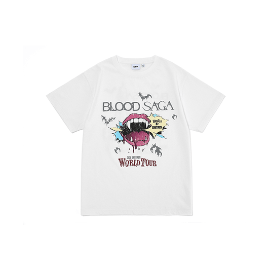 [PRE-ORDER] ENHYPEN - THE BLOOD SAGA TOUR MD - WHITE T-SHIRT.
