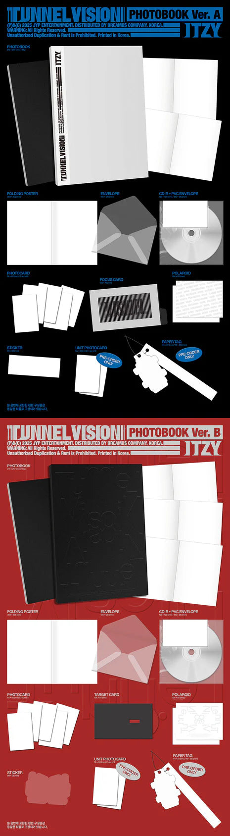 (PRE-ORDER)ITZY - Tunnel Vision [Photobook Version]