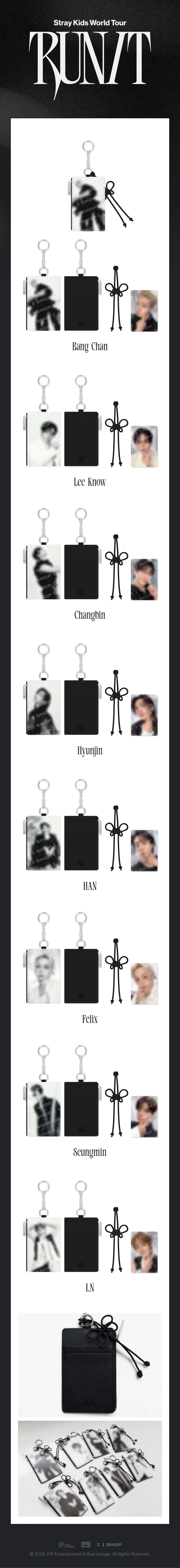 [PRE-ORDER.] STRAY KIDS - RUN IT MD (CARD HOLDER KEYRING)