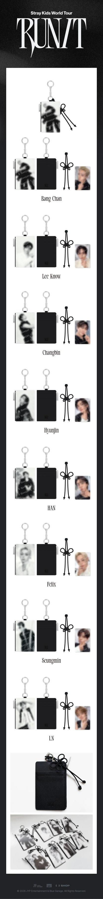 [PRE-ORDER.] STRAY KIDS - RUN IT MD (CARD HOLDER KEYRING)